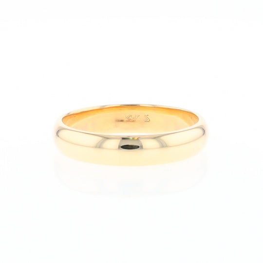 High Polished Comfort Fit Wedding Band