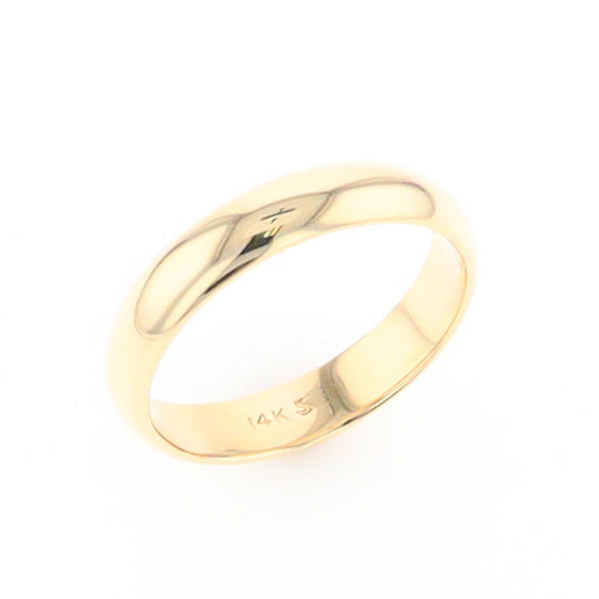 High Polished Comfort Fit Wedding Band