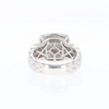Champaign Diamond Square Braided Cluster Band