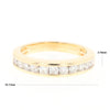 Channel Set Diamond Wedding Band in 14K Gold