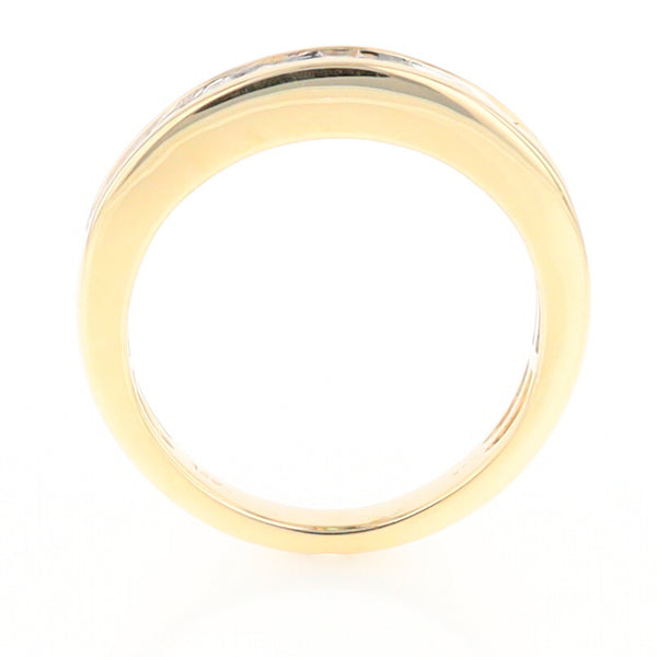 Channel Set Diamond Wedding Band in 14K Gold