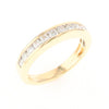 Channel Set Diamond Wedding Band in 14K Gold