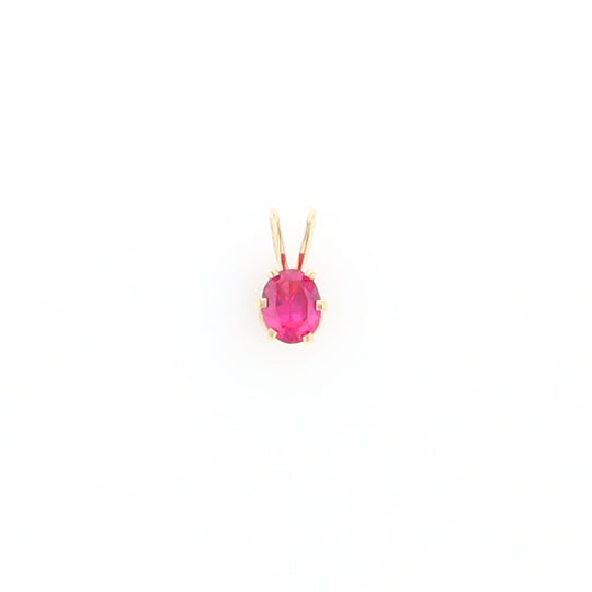 Spinel Solitaire Pendant