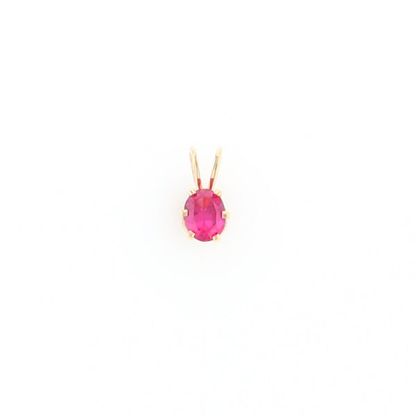 Spinel Solitaire Pendant