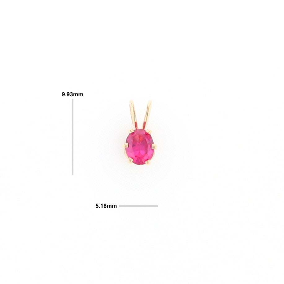 Spinel Solitaire Pendant