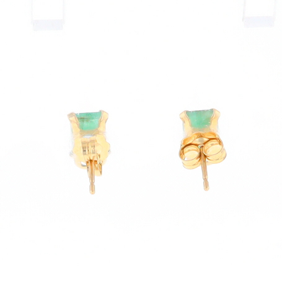 Emerald Stud Earrings