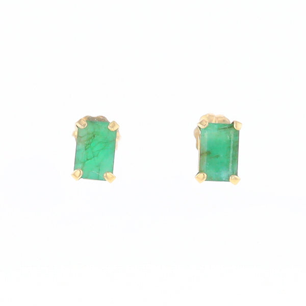 Emerald Stud Earrings