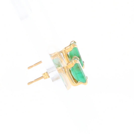 Emerald Stud Earrings