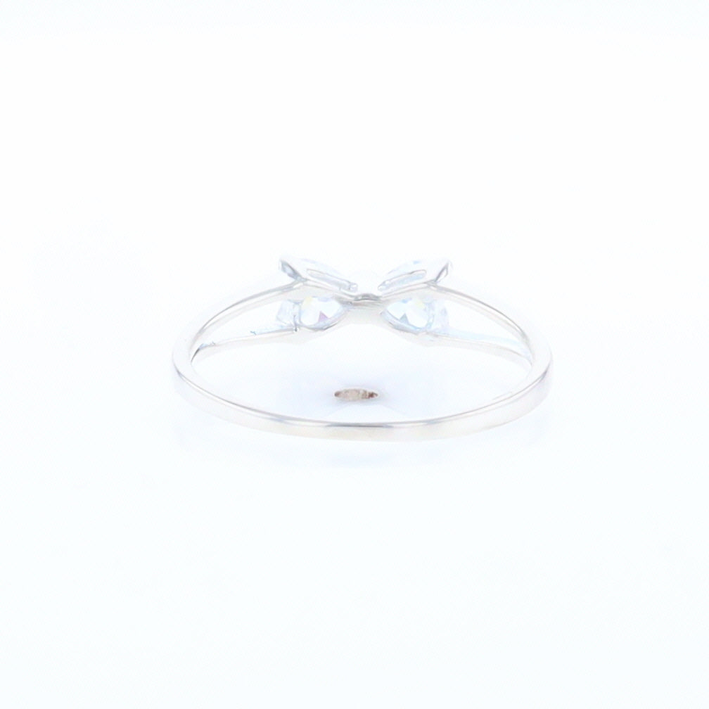 Cubic Zirconia Bow Tie Ring