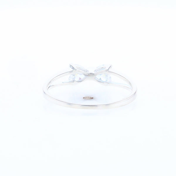 Cubic Zirconia Bow Tie Ring