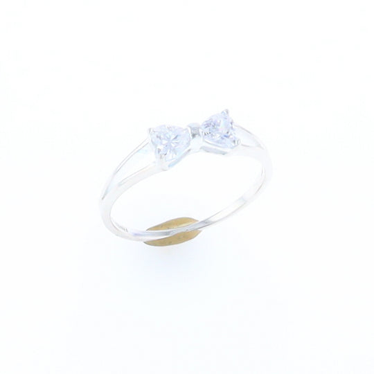 Cubic Zirconia Bow Tie Ring