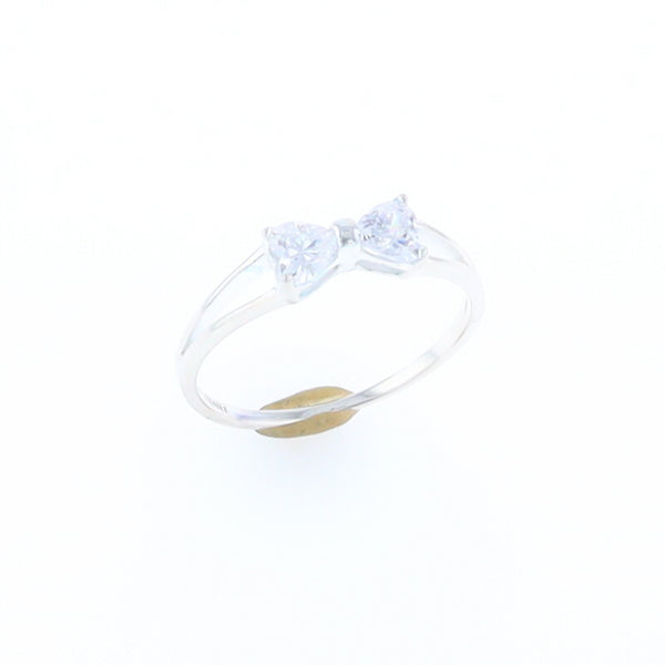 Cubic Zirconia Bow Tie Ring