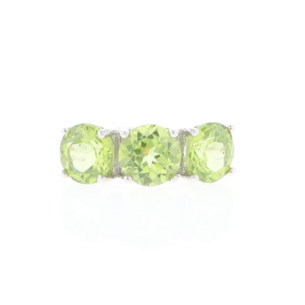 Triple Peridot Ring