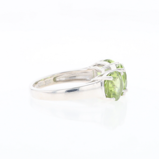 Triple Peridot Ring