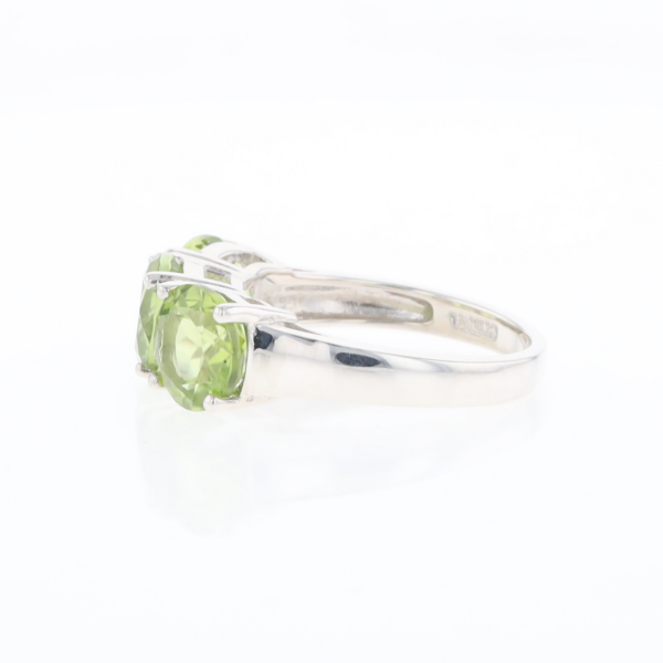 Triple Peridot Ring