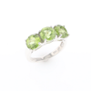 Triple Peridot Ring