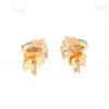 Marquise Emerald Cluster Stud Earrings