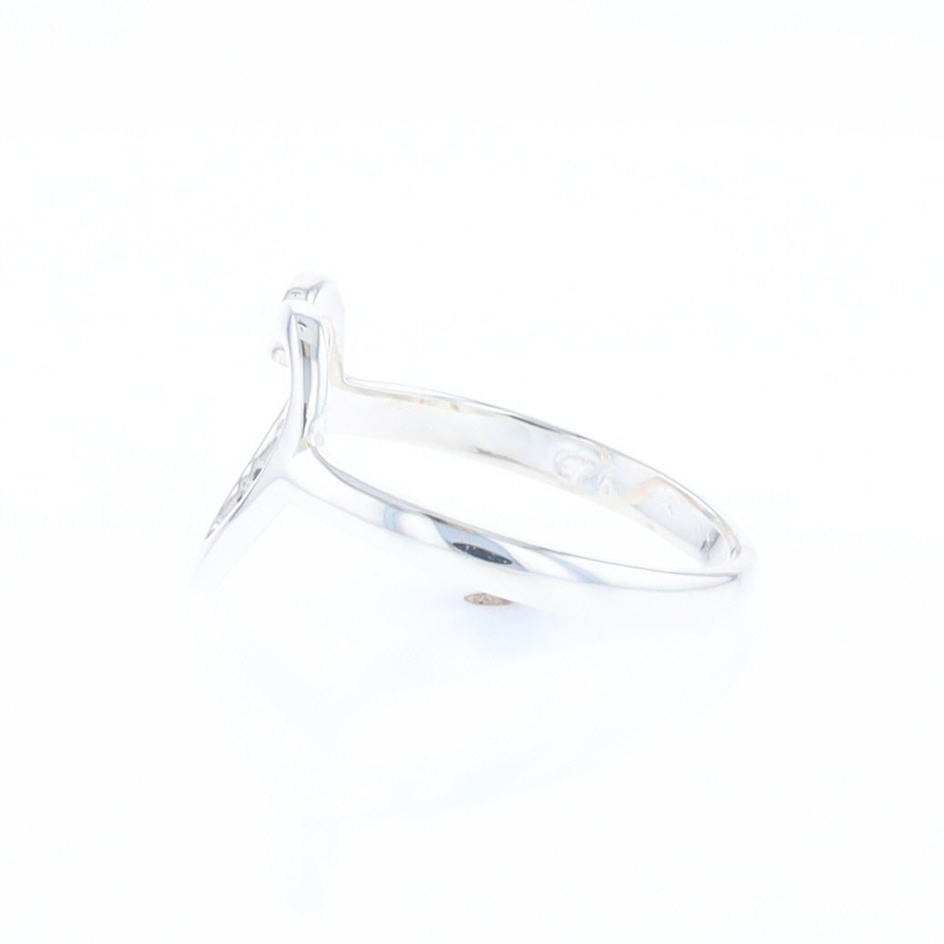 Sterling Silver Open Heart Ring