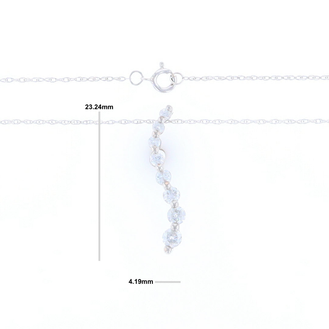 Diamond Journey Slide Necklace