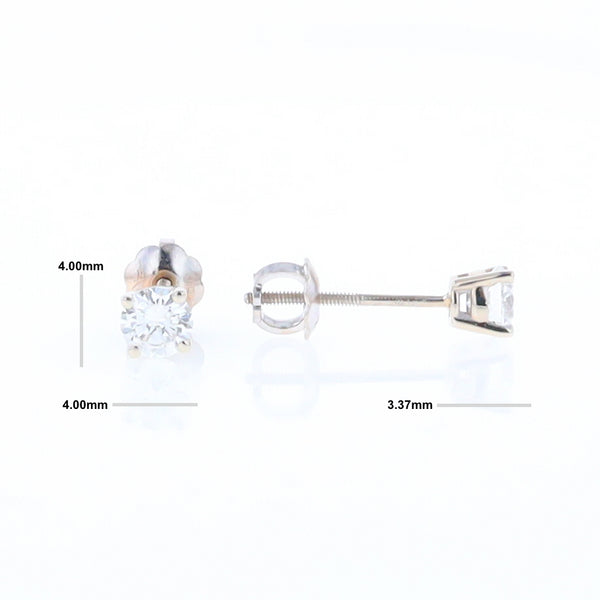 0.51ctw Diamond Stud Earrings