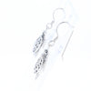 Silver Turtle Dangle Earrings