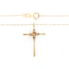 Illusion Cluster Cross Necklace