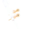 Gold Ball Stud Earrings