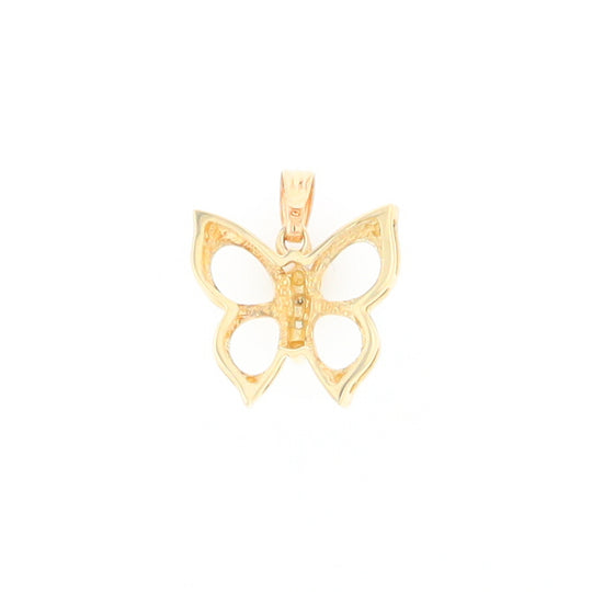 Diamond Butterfly Pendant