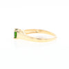 Chrome Diopside Solitaire Ring