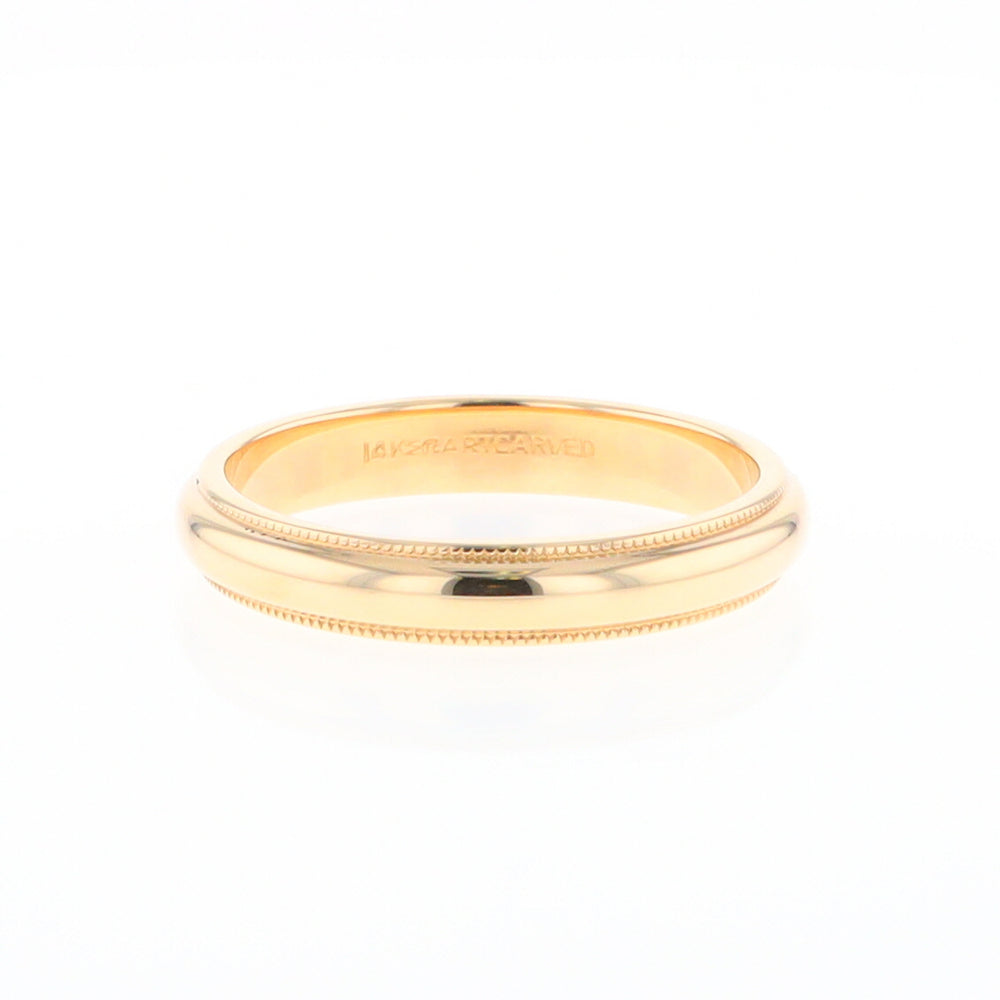 Milgrain Standard Fit Wedding Band