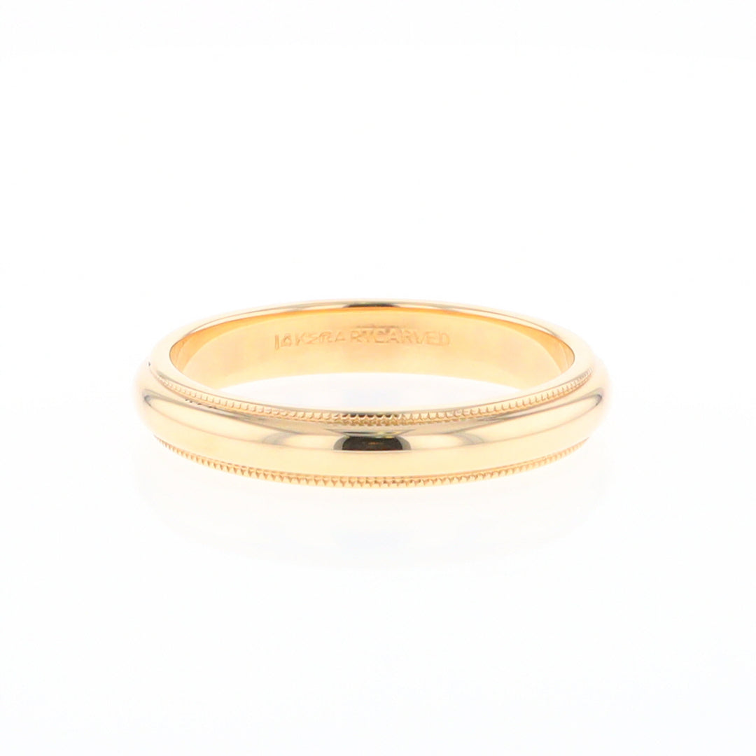 Milgrain Standard Fit Wedding Band