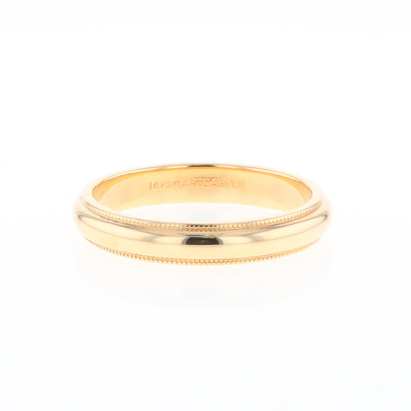 Milgrain Standard Fit Wedding Band