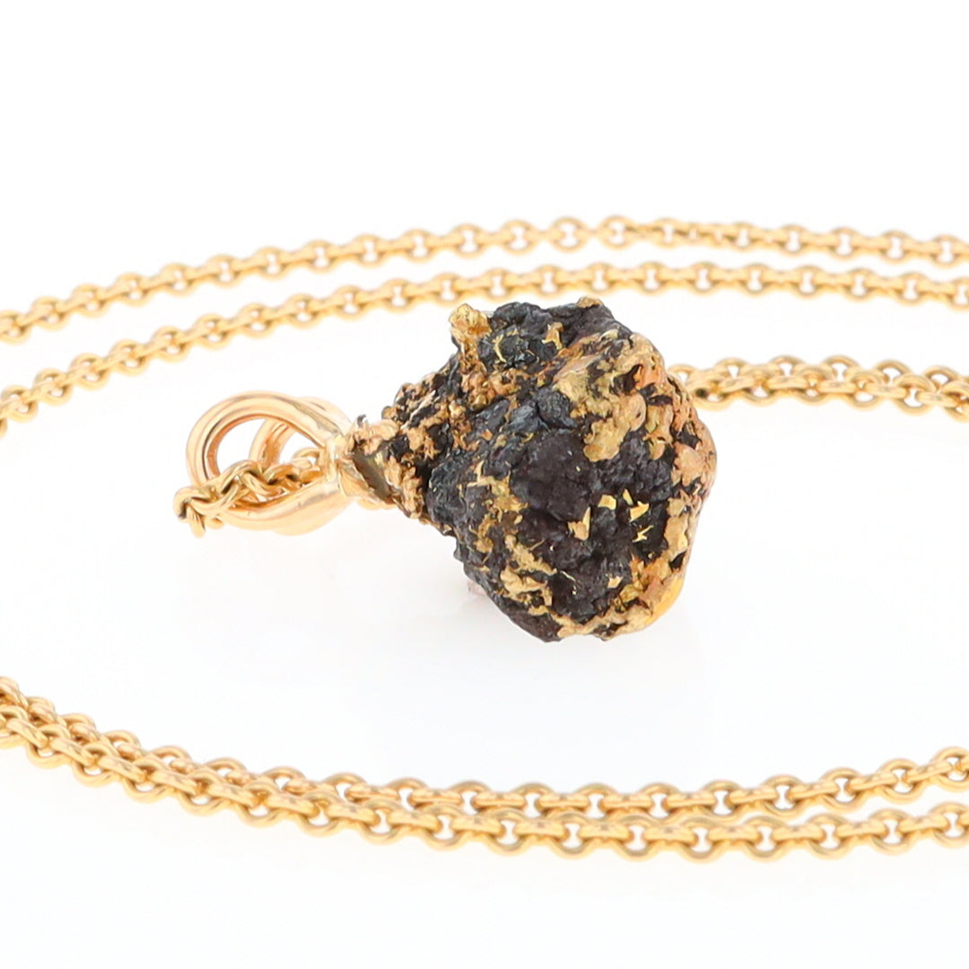 Natural Gold Nugget Pendant