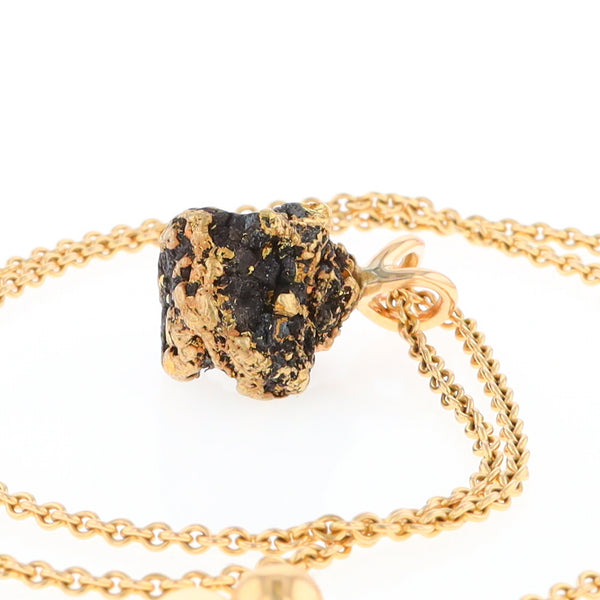 Natural Gold Nugget Pendant