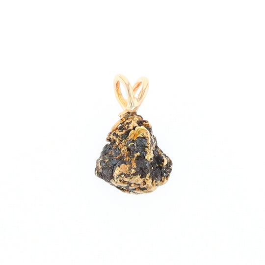 Natural Gold Nugget Pendant