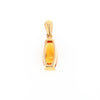 Fancy Cut Citrine Solitaire Pendant