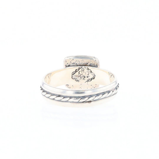 Braided Square Spiny Oyster Ring