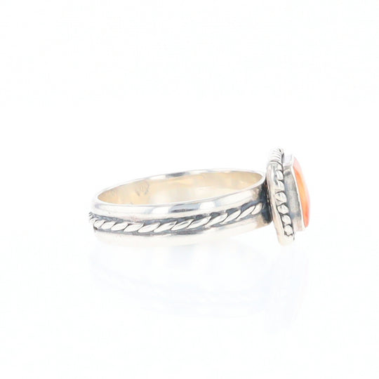 Braided Square Spiny Oyster Ring