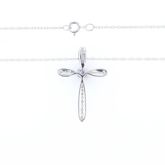 Tanzanite Cross Necklace