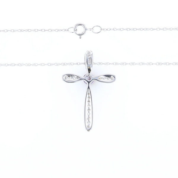 Tanzanite Cross Necklace