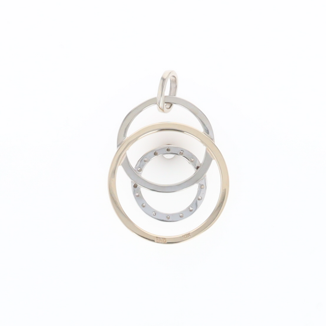 Two-Tone Interlocking Pendant