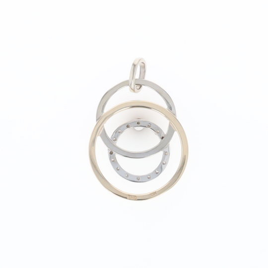 Two-Tone Interlocking Pendant
