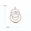Two-Tone Interlocking Pendant