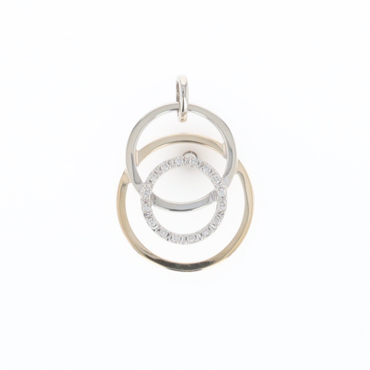 Two-Tone Interlocking Pendant
