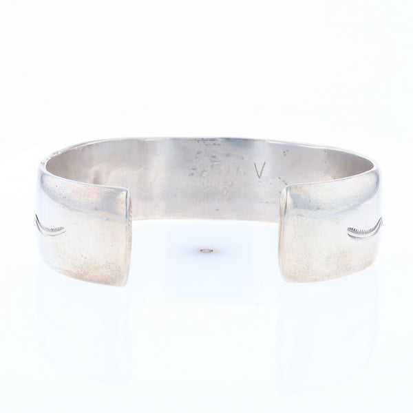 Native Silver Bird Cuff Bracelet