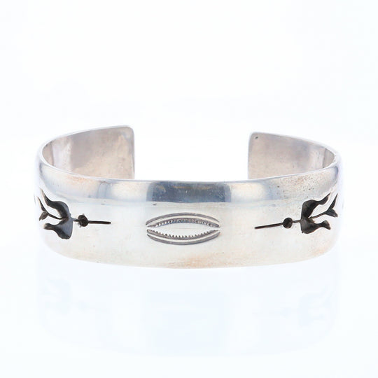 Native Silver Bird Cuff Bracelet