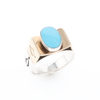 Bezel Set Turquoise Ring