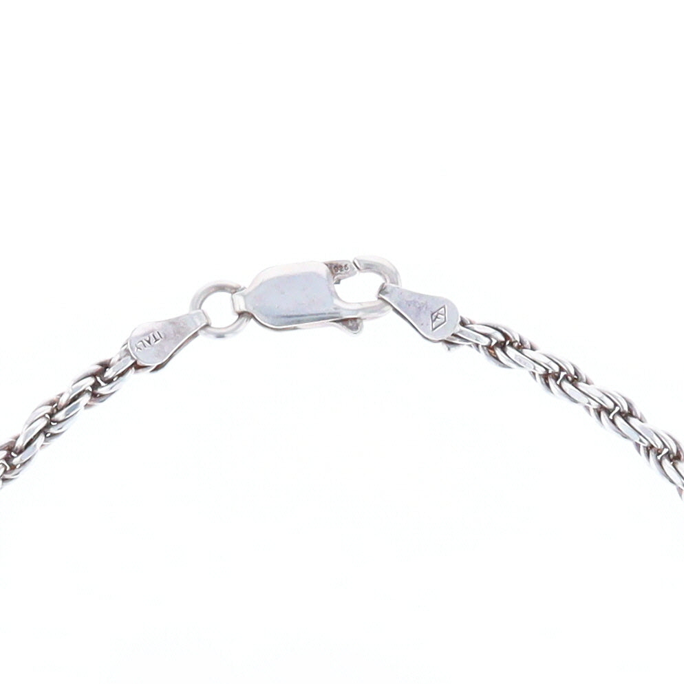 Silver Rope Bracelet