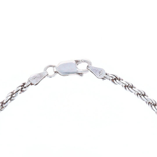 Silver Rope Bracelet