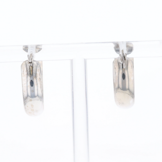 Hollow Round Tube Hoop Earrings